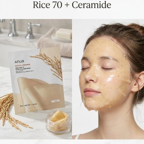 Anua Rice 70 + Ceramide Glow Collagen Mask